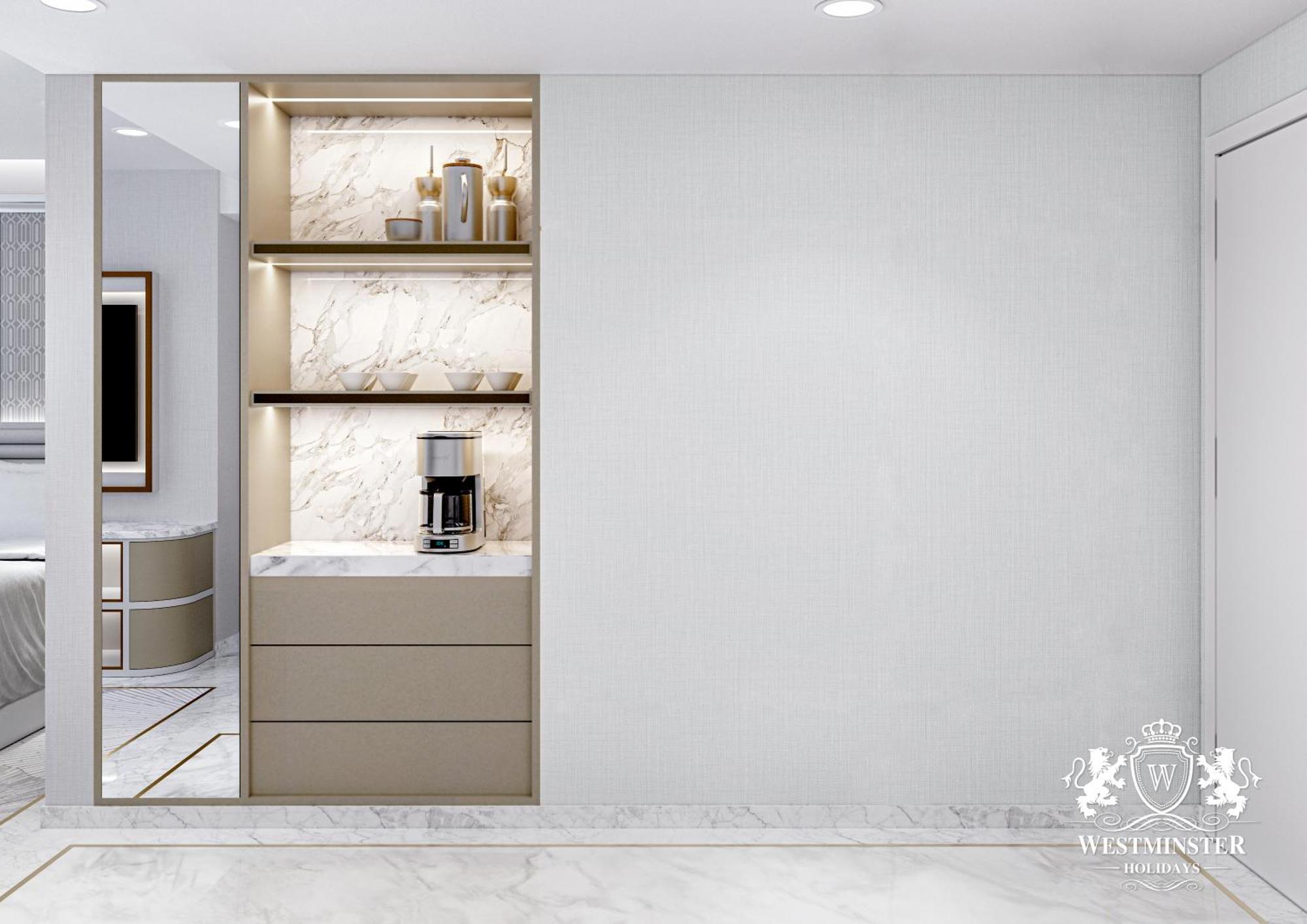 Westminster Dubai Mall Kültér fotó A coffee station in a home